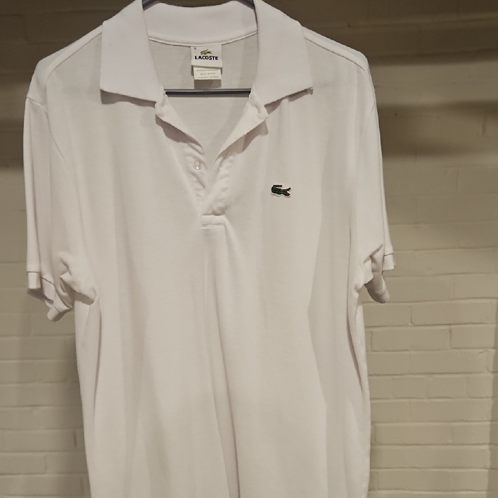 Lacoste Men's Classic White Polo Shirt